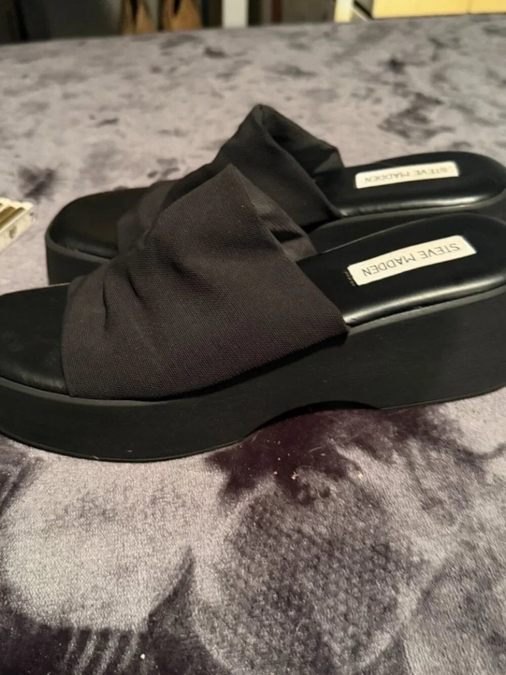 Steve Madden - Slinky30 Platform - Black - 10